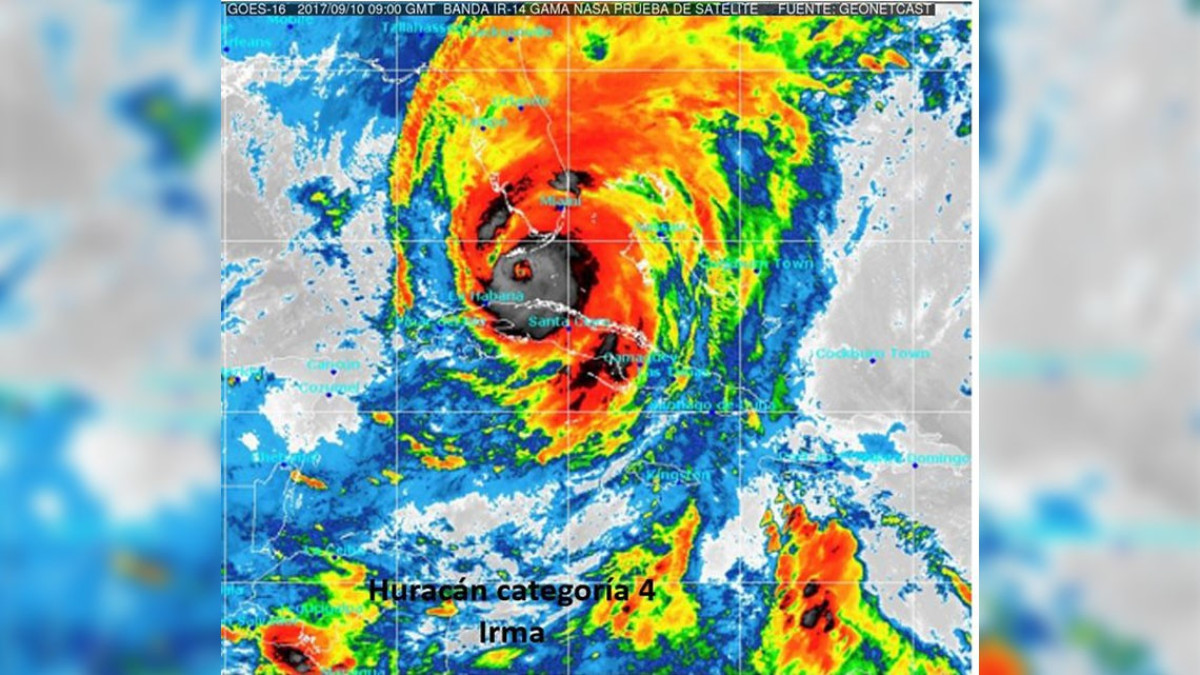 "Irma" toca tierra en los Cayos Florida