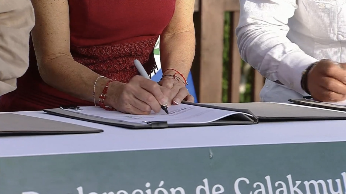 México, Belice y Guatemala firman acuerdo para crear el Corredor Biocultural de la Gran Selva Maya