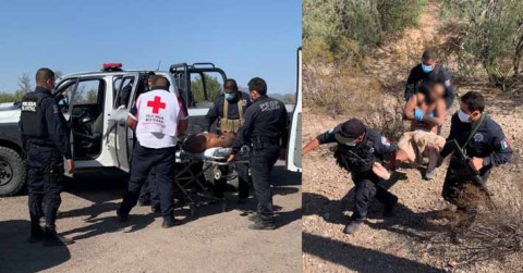 Rescatan cubano en desierto de Sonora