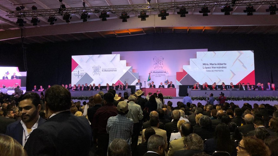 Toma protesta como presidente de Matamoros Mario López