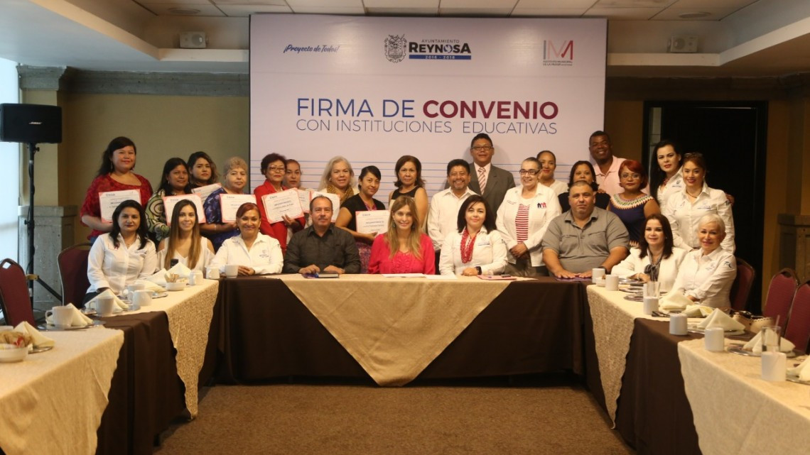 Municipio e Instituciones Educativas firman convenio