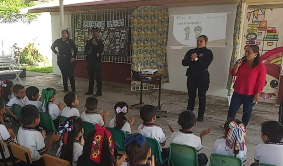 Previene Guardia Estatal de Género violencia en planteles de educación básica de Tampico