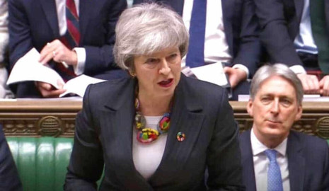Theresa May pide más tiempo al Parlamento británico para negociar el Brexit