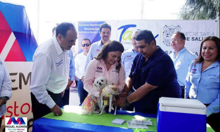 Da inicio la Semana Nacional de Vacunación Antirrábica