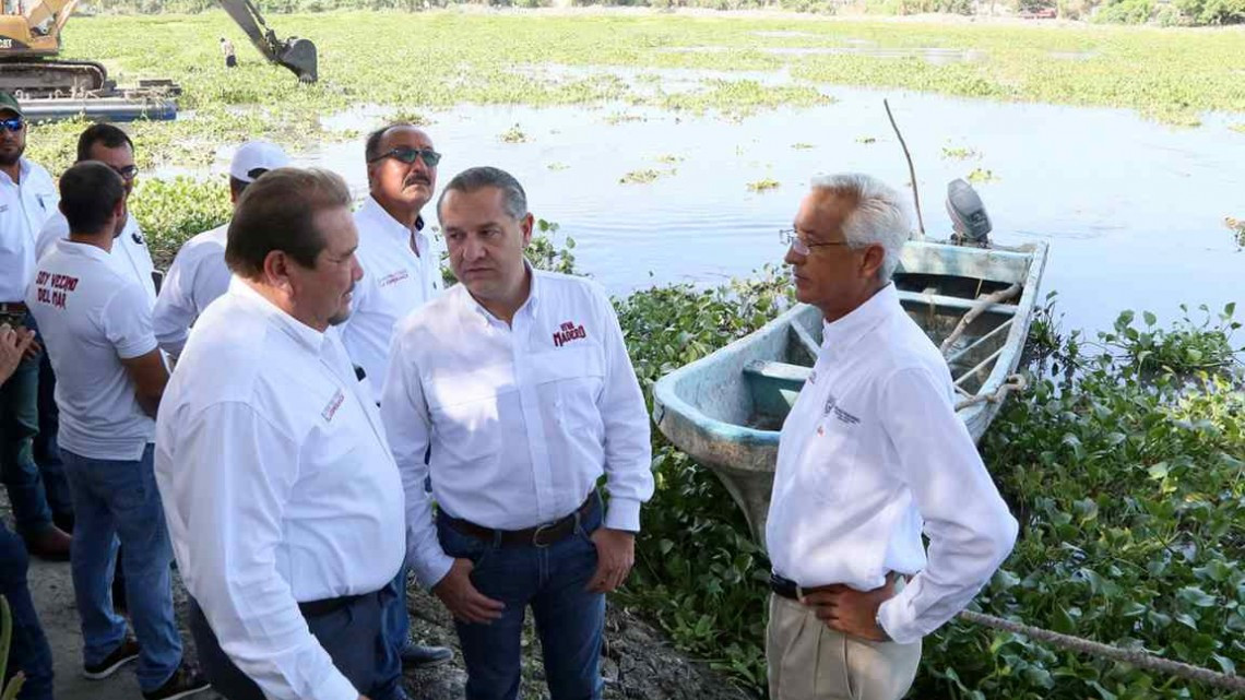 Supervisa alcalde avances en el Rescate Lagunario