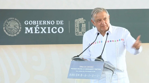 Busca AMLO que Fuerzas Armadas administren el Tren Maya
