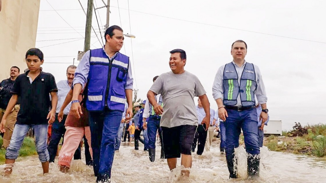 Apoya Gobierno a damnificados por lluvias en Nuevo Laredo