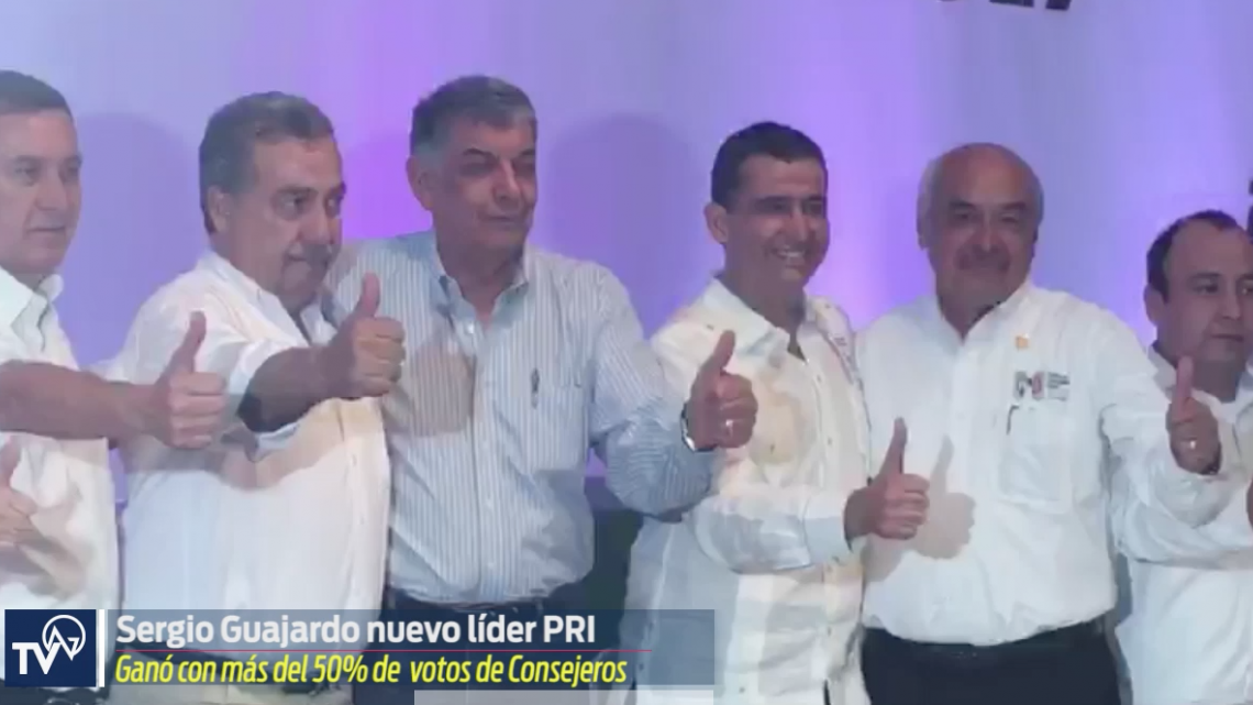 Elige PRI a Sergio Guajardo como su nuevo líder