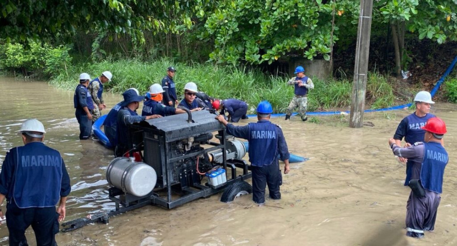 Avanza la recuperación en zonas impactadas por fuertes lluvias 