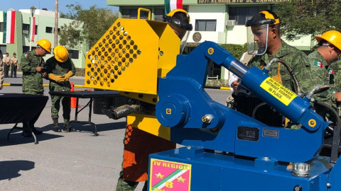 Destruyen más de mil unidades de armamento asegurado