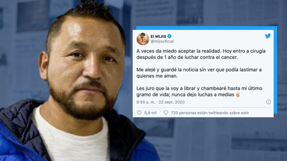 'El Mijis' se somete a cirugía tras un año de padecer cáncer