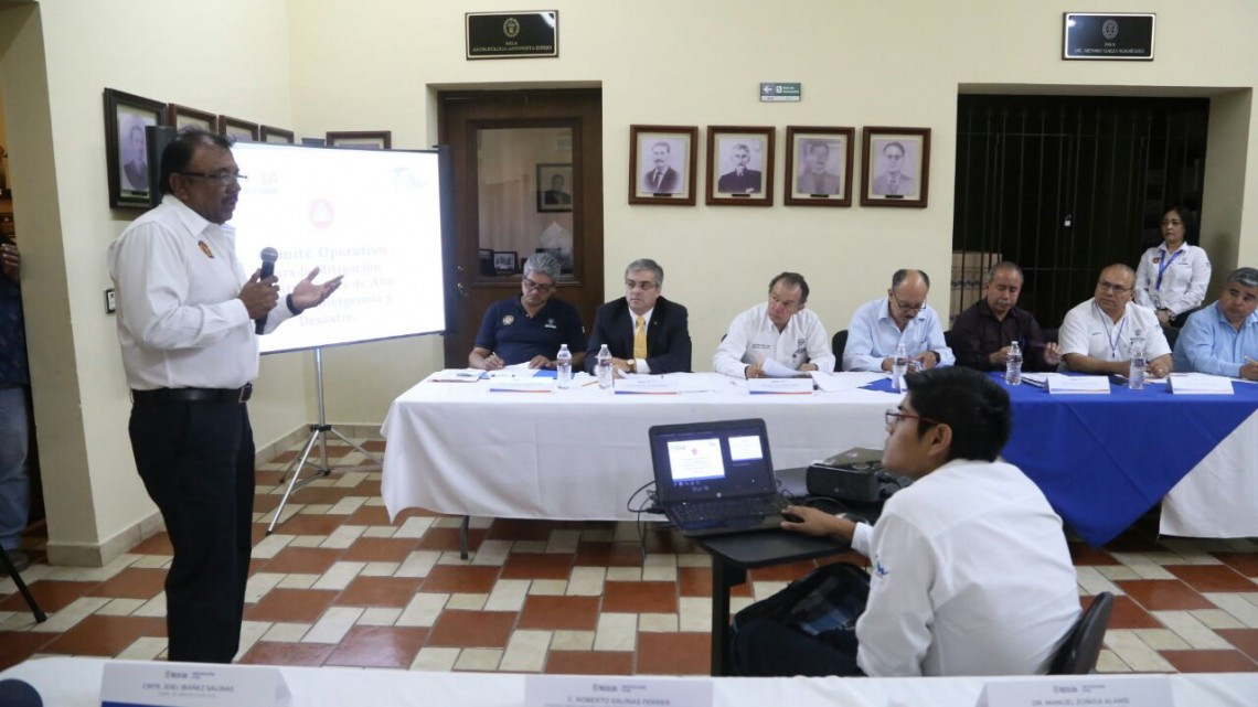 Sesiona Consejo Municipal de Protección Civil