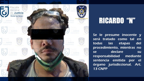 Fiscalía de la CDMX detiene a Rix, acusado de tentativa de violación 