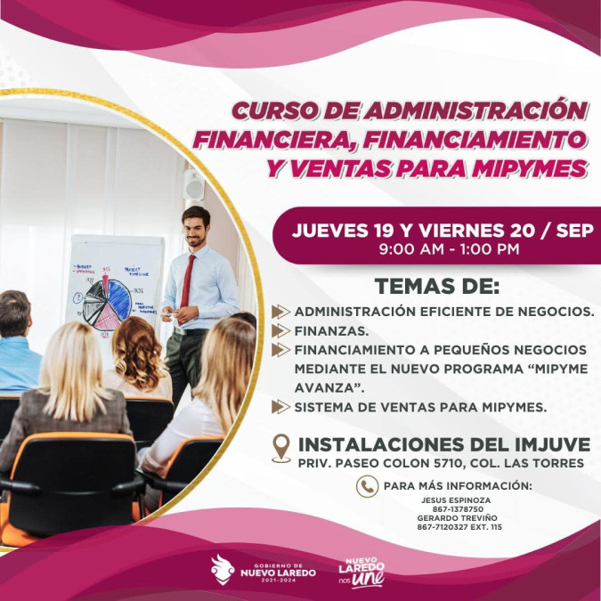 Invitan a jóvenes emprendedores a cursos de capacitación