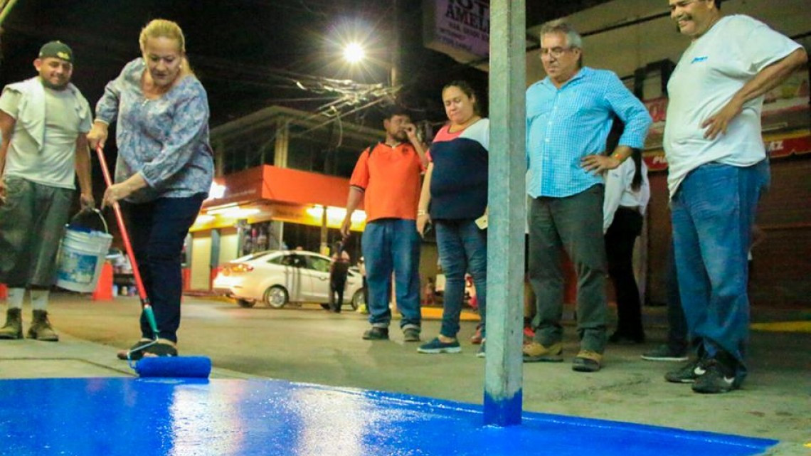 Realizan "Jornada de mejoramiento de imagen urbana"