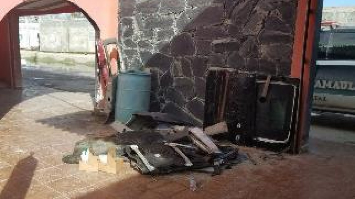 Aseguran taller de blindaje artesanal