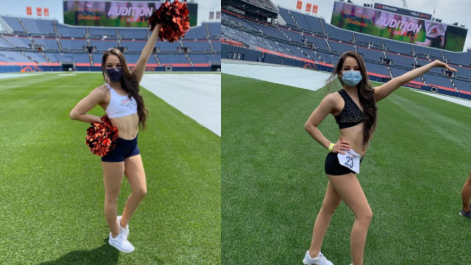 Denver contrata a porrista mexicana, Daniela Zubia