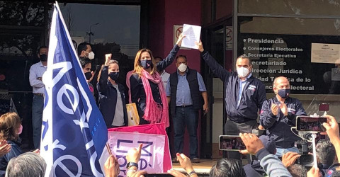 Zavala y Calderón impugan negativa del INE  a México Libre