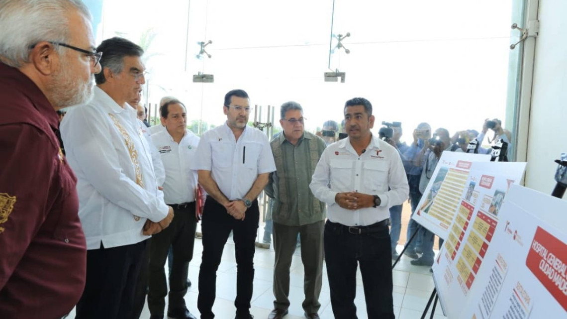 Supervisa Américo Villarreal avances del nuevo Hospital General de Ciudad Madero