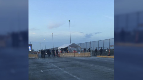 Cierran puente internacional Reynosa - Hidalgo por dos horas