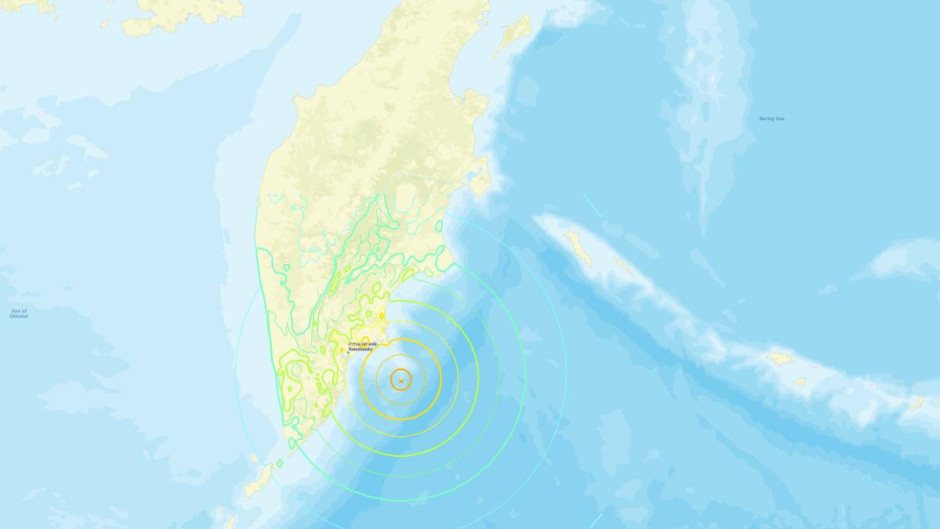 Terremoto de magnitud 8.7 sacude la costa este de Rusia; emiten alerta de tsunami en el Pacífico