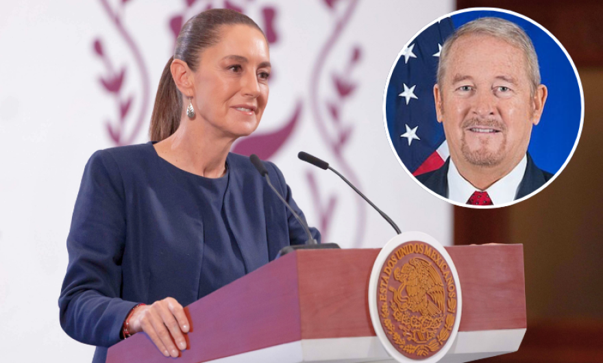 Sheinbaum recibirá a nuevo embajador de EU el lunes