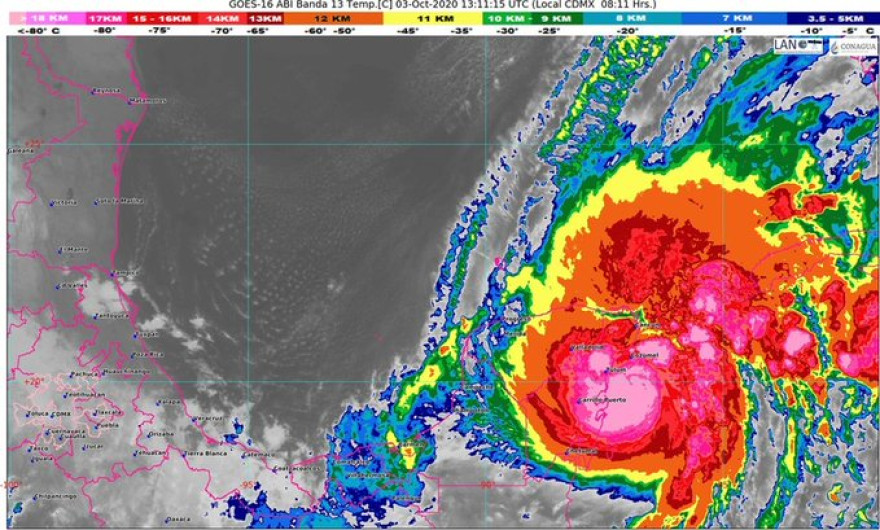 Por tormenta ''Gamma'', emiten alerta roja en Quintana Roo