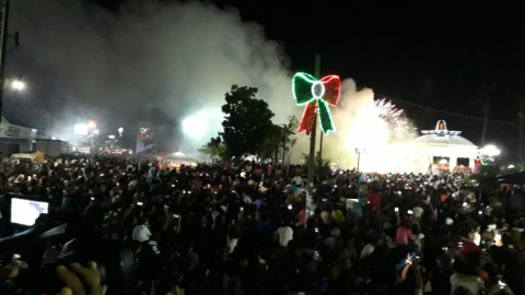 Gran fiesta en Altamira al celebrarse el tradicional grito de independencia
