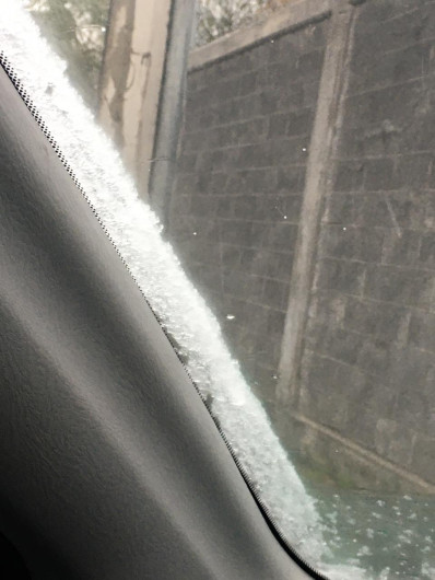 Fría mañana en Nuevo Laredo