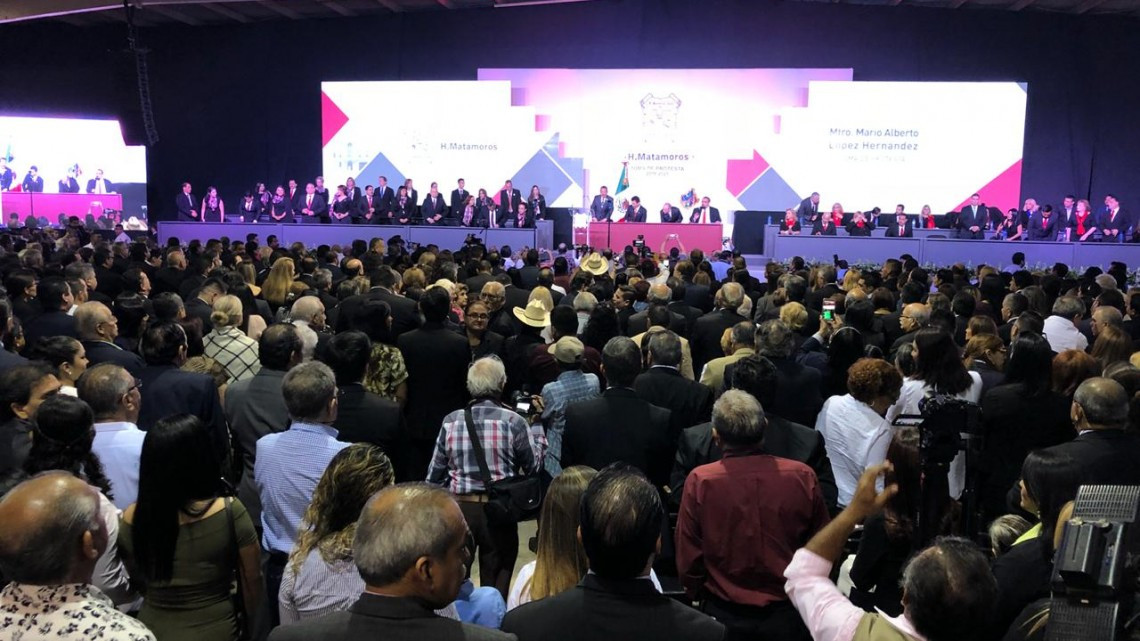 Toma protesta como presidente de Matamoros Mario López