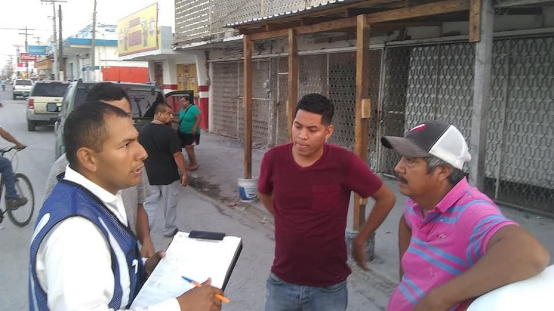 Choque mañanero deja daños materiales en Matamoros
