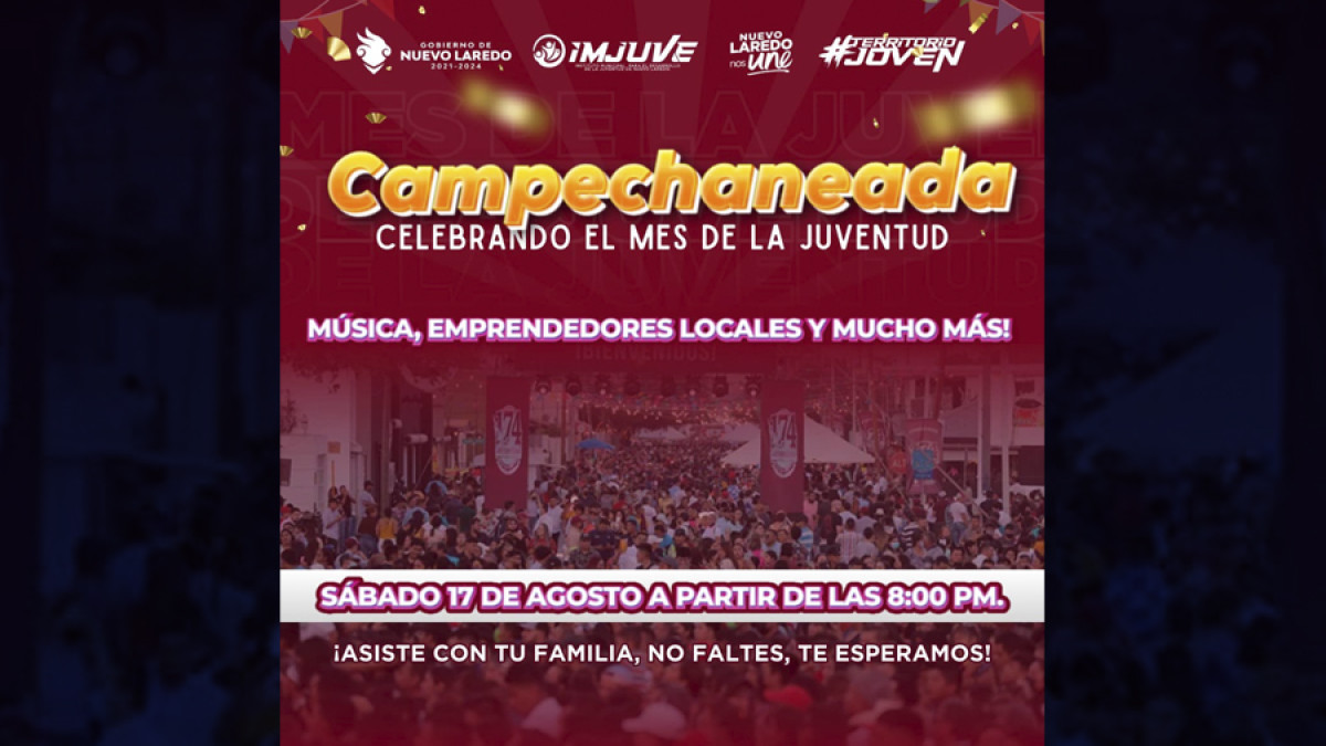 Todo listo para campechaneada de IMJUVE NLD