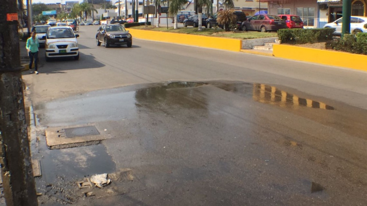 Llevan 4 meses soportando fuga de aguas negras