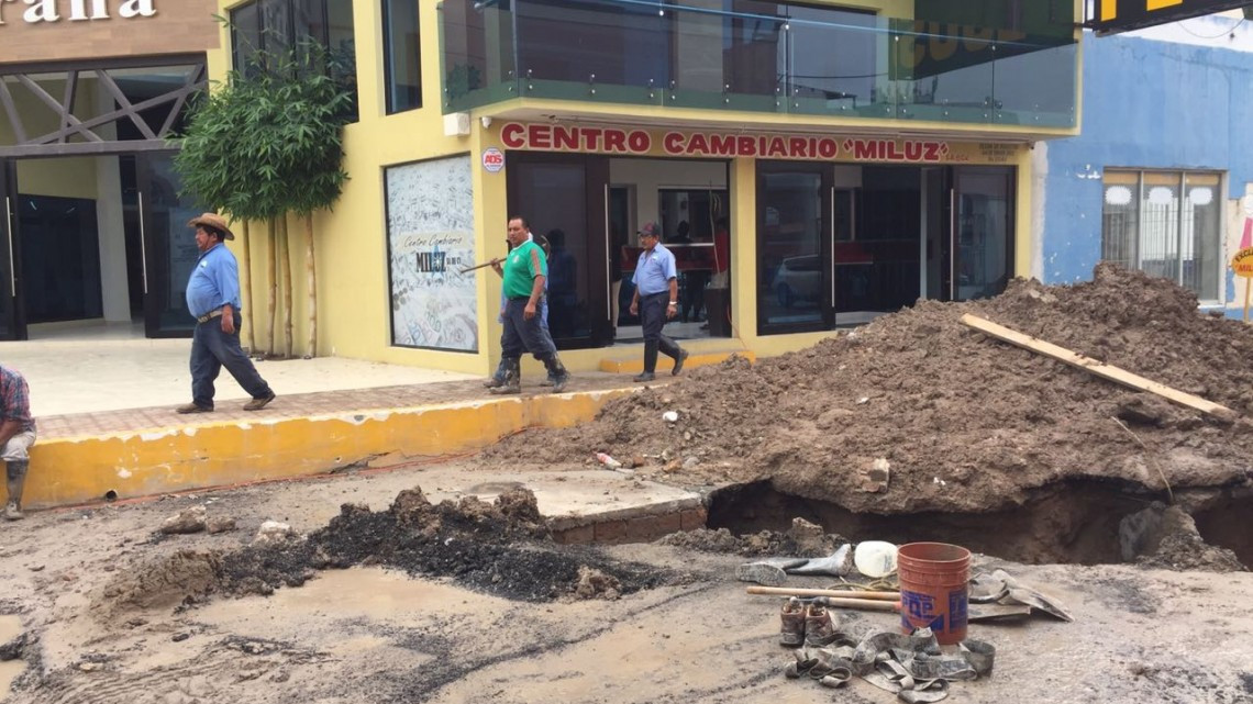 Restablecen suministró de agua en la zona centro de Matamoros 