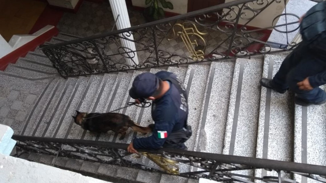 Reportan amenaza de bomba en presidencia de Victoria; PC dice solo fue inspección de rutina