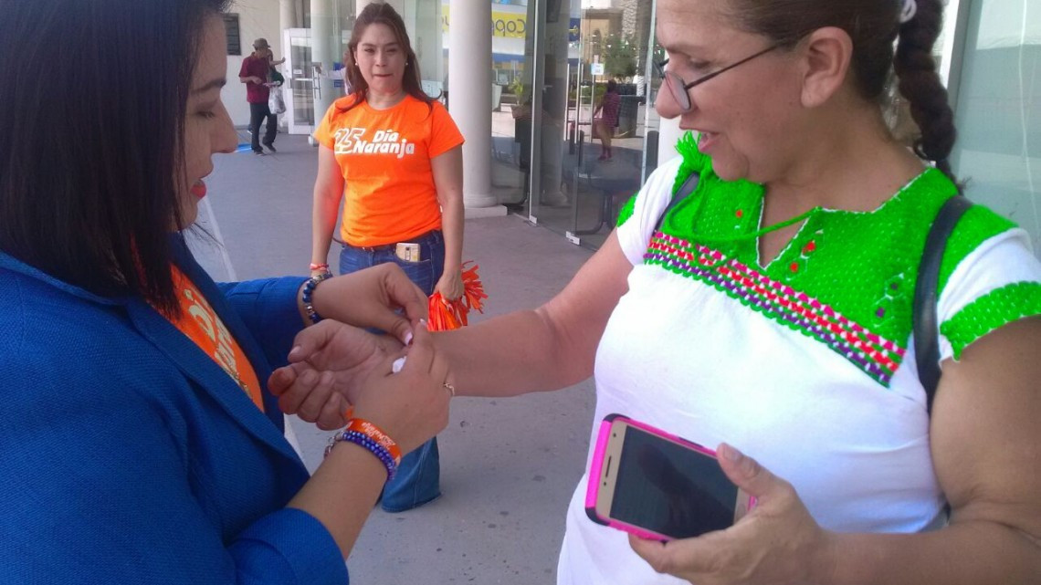 Conmemoran "Día Naranja de la No Violencia contra Mujeres y Niñas" 