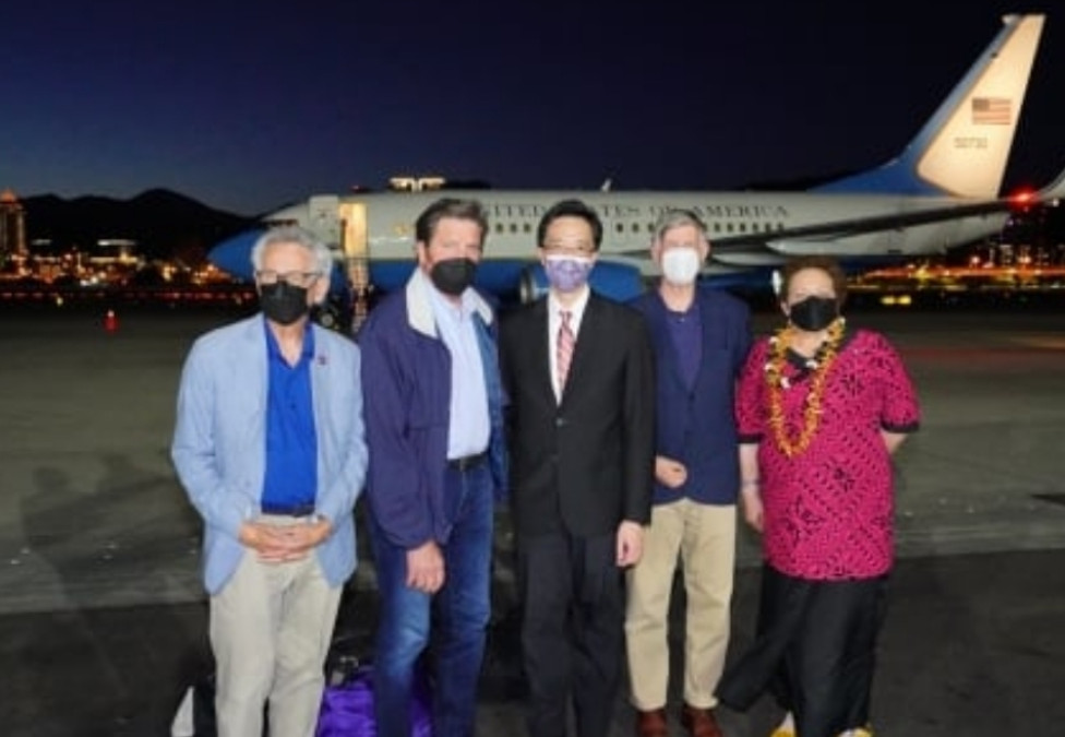 Representantes del gobierno estadounidense visitan Taiwán 