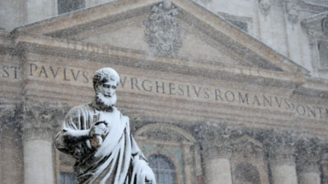 Fuertes fríos y nevadas azotan Italia