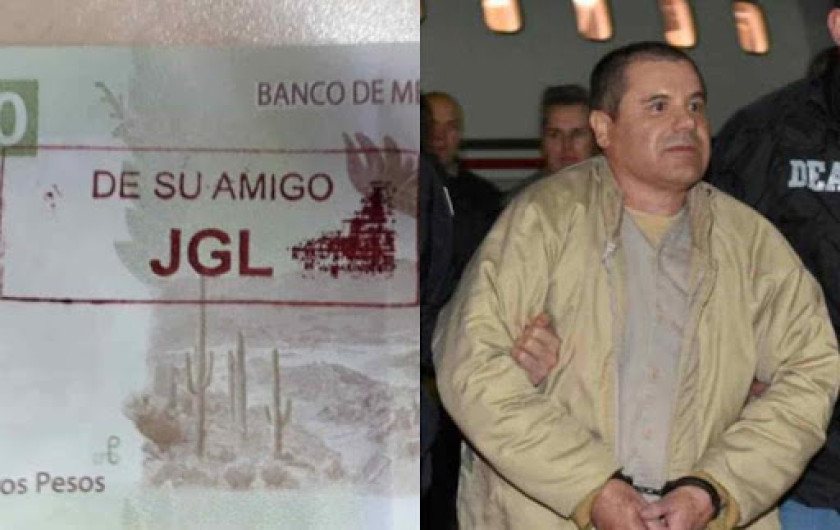 Billetes salen del cajero automático con sello de ‘‘El Chapo’’ en Culiacán