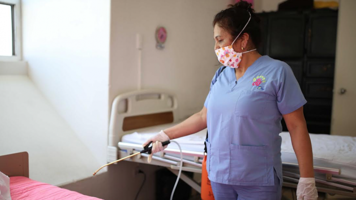 Fueron desinfectados centros asistenciales del DIF Tamaulipas