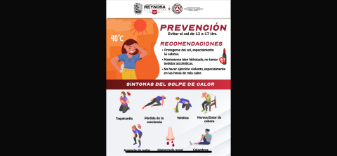 Recomienda Gobierno de Reynosa medidas para evitar la insolación