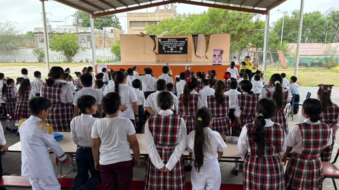 Concientizan sobre el abuso sexual y maltrato infantil, en educación básica