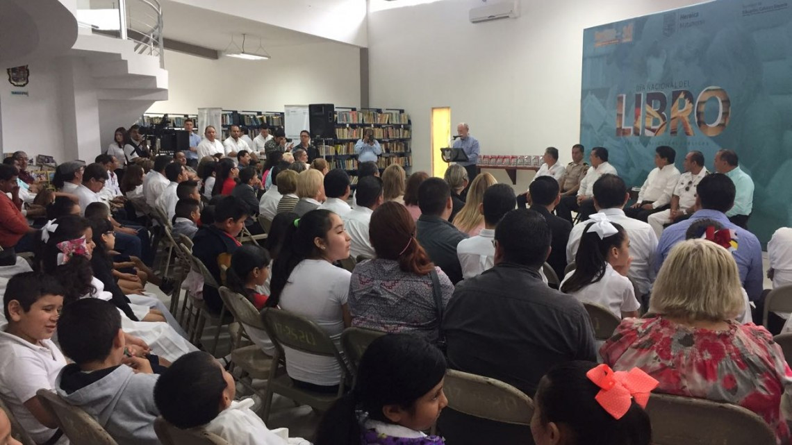 Conmemoran el "Día Nacional del Libro" en Matamoros