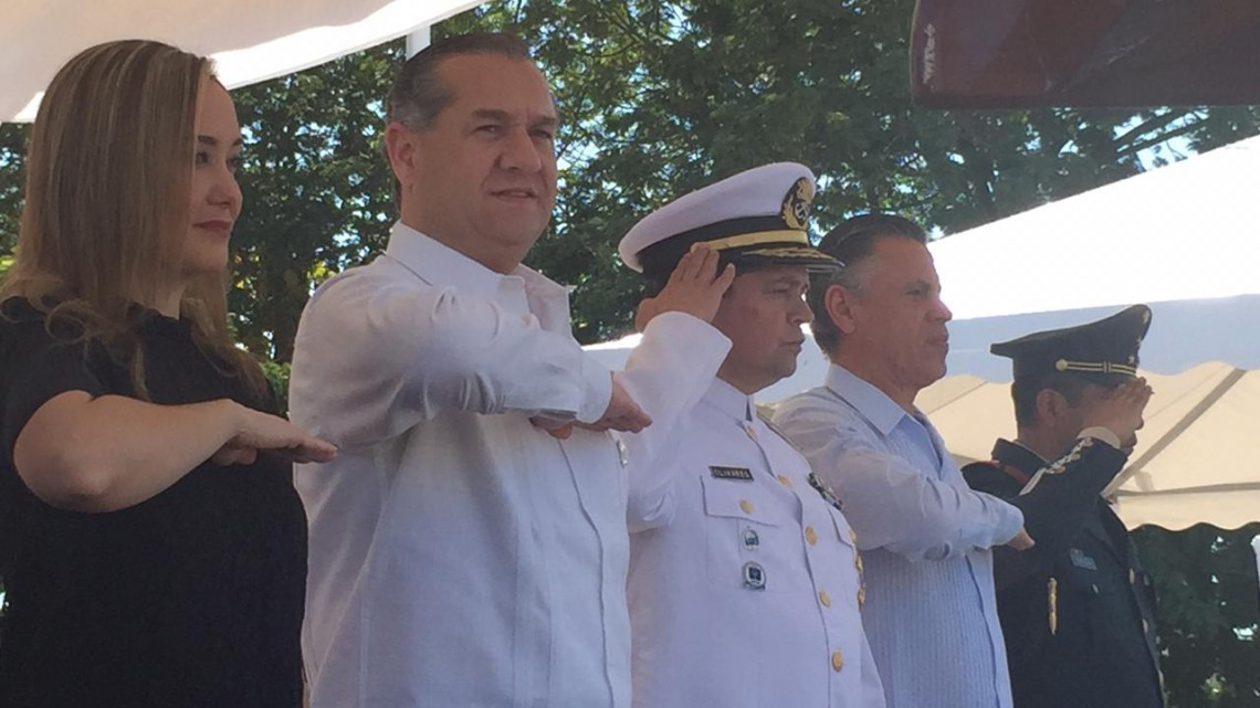 Conmemoran 193 aniversario de Independencia y "Día de la Armada de México"