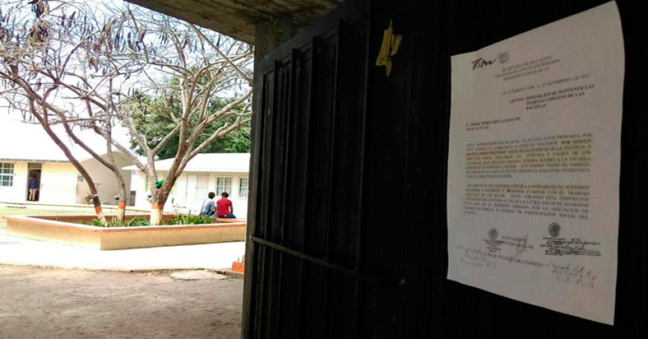 La Secretaría de Educacion prohíbe la entrada de padres a escuelas 