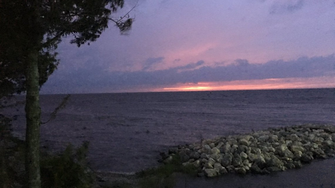 El atardecer antes de Irma