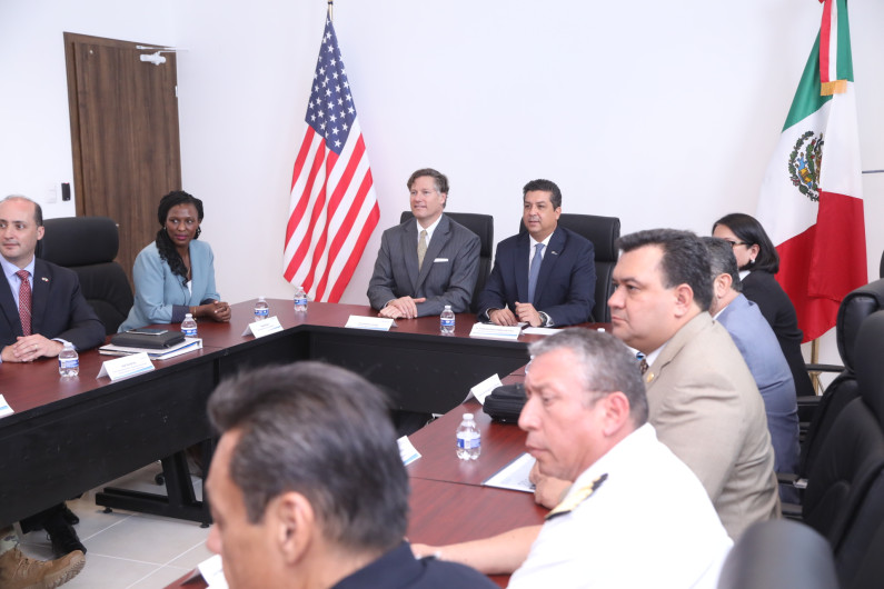 Estrecha colaboración Gobierno de Tamaulipas con Estados Unidos