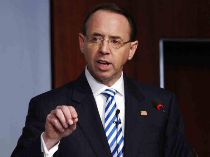 Renuncia Rod Rosenstein, vicefiscal de seguridad de EU