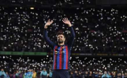 Entre lagrimas, se despide Gerard Piqué del Camp Nou