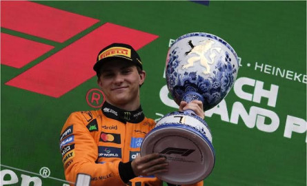 Piastri gana el GP de Países Bajos; ¡Novato Hadjar sorprende!